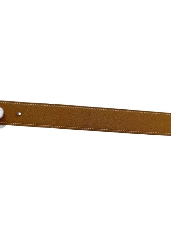 Hermes Belt Black Brown Constance Waist 93 30 Box Calf Togo Logo Buckle main image 6